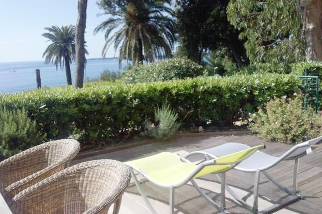 Villa Cannes Directly On The Sea Exterior foto